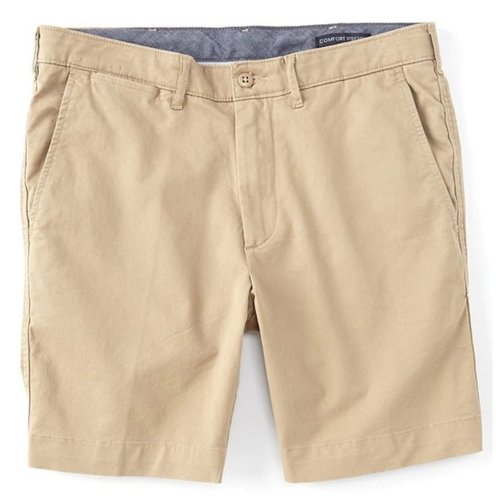 NWOT Cremieux Soho Slim-Fit Flat-Front Twill Comfort Shorts